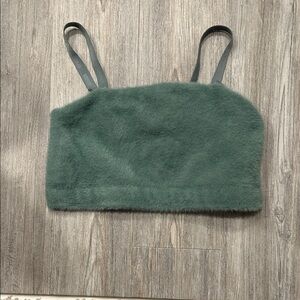 Gymshark Whitney Simmons Green Eyelash Bandeau size Medium